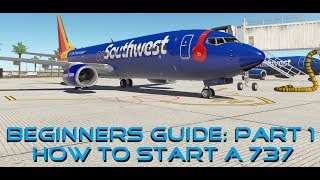 Beginners Guide Part 1 Starting a 737 [upl. by Seidel]