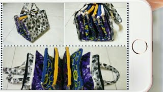 DIY  Multi Utility Bag With Multi Colours Tutorial By Anamika Mishra [upl. by Weeks]