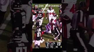 Bijan Robinson ALL touches  Week 7 Highlights  Week 7 2023  WIN vs Bucs [upl. by Ahsena]