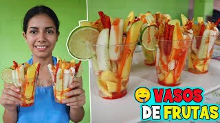 PREPARE VASOS LOCOS DE FRUTA🤤🥒🥭 [upl. by Damour]