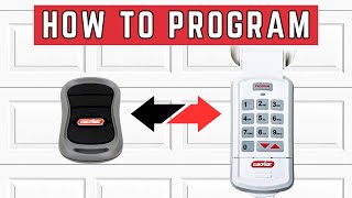 How to program a Genie garage door remote or keypad [upl. by Ylus]