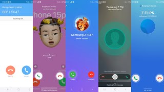 Screen Recording Incoming Call SkyPhone  Telegram  Samsung  HTC on Galaxy Z flip5 [upl. by Anaeco]