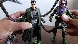 Revisión Figuras Marvel legends UCM Spiderman Now Way Green Goblin Duende Verde Doc Ock en español [upl. by Oznola]