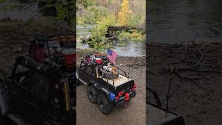 Traxxas Defender RC RTR Mercedes River Bank Trail Experience [upl. by Ative]