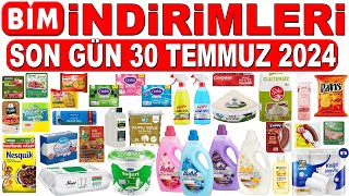 BİM İNDİRİMLERİ TEMİZLİK GIDA FİYATLARI  BİM BU HAFTFA İNDİRİM KATALOĞU  BİM SON GÜN 30 TEMMUZ [upl. by Cira649]