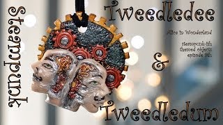 Steampunkish Alice In Wonderland TweedledeeampTweedledum TUTORIAL [upl. by Nayar]