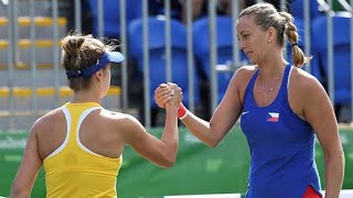 Petra Kvitova vs Elina Svitolina 2016 Rio Olympics QF Highlights [upl. by Theresina]