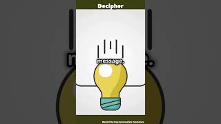 What Does Decipher Mean 🔍  Word of the Day to Boost Your Vocabularyquot [upl. by Atibat]