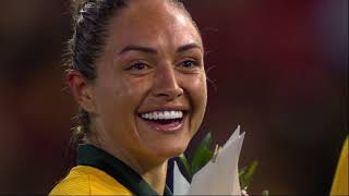 Commonwealth Bank Matildas v USA  Post Game  on 10 amp Paramount [upl. by Yemirej955]