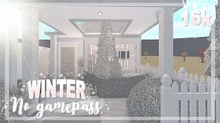 BLOXBURG Winter no gamepass budget house 16k  House build [upl. by Buhler48]