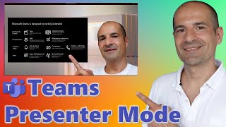 👨🏼‍🏫How to use Presenter Mode in Microsoft Teams [upl. by Lhary]