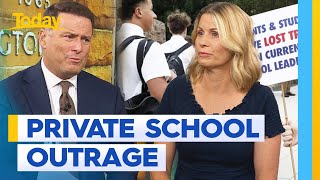 Newington College parents outraged at coed decision  Today Show Australia [upl. by Notwen622]