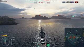 WOWS Ashitaka T7vsT9 7 kills [upl. by Swihart]