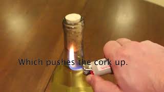 How to open wine with a lighter [upl. by Tyrrell]