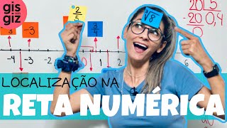 LOCALIZAÇÃO DE NÚMEROS REAIS NA RETA NUMÉRICA [upl. by Nebe584]