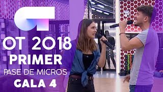 quotESTRELLA POLARquot  CARLOS y SABELA  Primer pase de micros Gala 4  OT 2018 [upl. by Anastassia645]