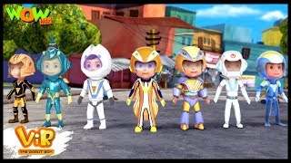 Vir The Robot Boy  Hindi kids Cartoon  Dangerous seven  Animated Series Wow Kidz [upl. by Anhavas]