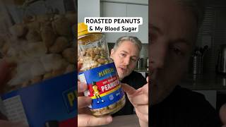 Dry roasted peanuts and my blood sugar bloodsugar insulinresistance glucose insulinresistant1 [upl. by Frere]