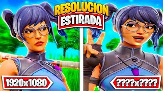 Cómo PONER la MEJOR RESOLUCIÓN ESTIRADA FORTNITE en 2024 MUY FÁCIL [upl. by Nerval]