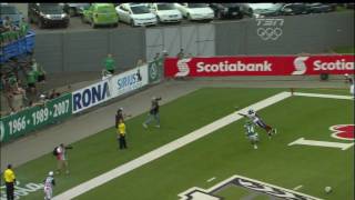 CFL Amazing OneHanded Catch by SJ Green [upl. by Eelyme]