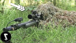 Using a Professional Ghillie Suit vs Airsoft Players IN GAME [upl. by Anrim788]