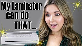 ⭐ FOILING WITH A LAMINATOR ⭐ THERMAL LAMINATOR DIY PROJECT [upl. by Dviad]