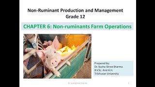 Chapter 6 Non Ruminants Farm Operation nrpm [upl. by Atisor]