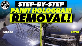 How To Remove Holograms From Black Car Paint [upl. by Ayidah]