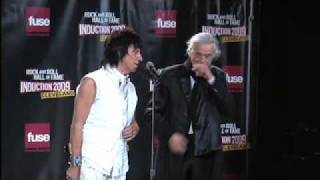 Jeff Beck Interview at the 2009 Rock Hall Induction Ceremony [upl. by Enilra]