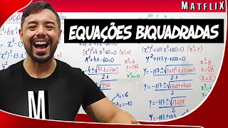 EQUAÇÕES BIQUADRADAS  9° ANO  Exercícios e Exemplos [upl. by Auqenat71]