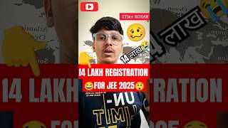 Total Number of Registrations in JEE Mains 2025 😱 JEE Mains Form Fill UP 2025  jeemains2025 jee🔥 [upl. by Rodgers]