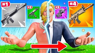 À chaque KILL mon arme CHANGE sur FORTNITE [upl. by Behnken]