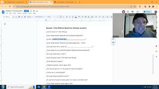 Oral sample midterm Spanish 1 [upl. by Lemrac]