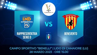 Rappresentativa Serie DBenevento  Viareggio Cup ottavi [upl. by Aierbma697]