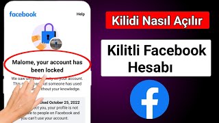 Facebook Hesabı Nasıl Açılır 2024  Hesabınız Kilitlendi Hatasını Düzeltin Facebook [upl. by Kirst]