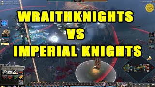 Warhammer 40k  Wraithknights vs Imperial Knights [upl. by Iteerp613]