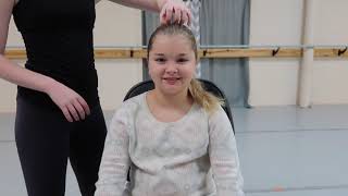 Dance Recital Bun Tutorial  RiverPointe Dance Academy [upl. by Eustace]