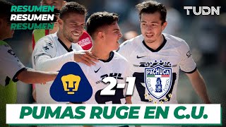 Resumen y Goles  Pumas 2  1 Pachuca  Liga Mx  CL 2020 J1  TUDN [upl. by Kuhn]