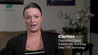 Female Depression Patient Treated by Brainsway Deep TMS Technology [upl. by Oine335]