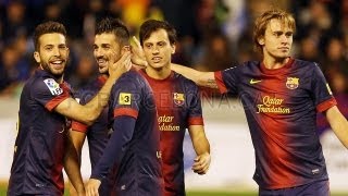 Espanyol vs Barcelona 11 24 All Goals amp Penalties 29052013 Copa Catalunya [upl. by Esimaj669]