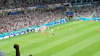 England 21 Tunisia Harry Kane Winner  2018 FIFA World Cup [upl. by Eidnil]