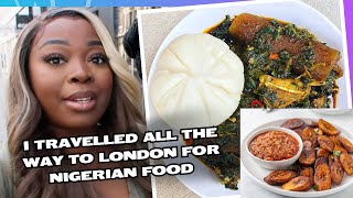 I TRAVELLED ALL THE WAY TO LONDON FOR NIGERIAN FOOD  PLANNING MY BABY SHOWER [upl. by Ailat]