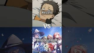 Re Zero VS Mushoku Tensei Jobless Reincarnation Best Isekai Anime shorts [upl. by Thamora]