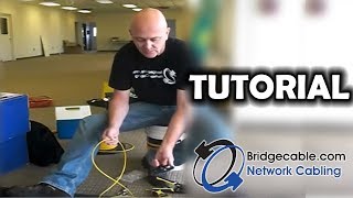 Tutorial on Making a CAT6 or CAT5e Network Patch Cable  BridgeCablecom [upl. by Fidole265]