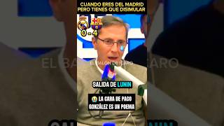 😭LA REACCIÓN DE PACO GONZÁLEZ A LOS GOLES DE LAMINE YAMAL Y RAPHINHA EN EL 04 elclasico barça [upl. by Bywoods]