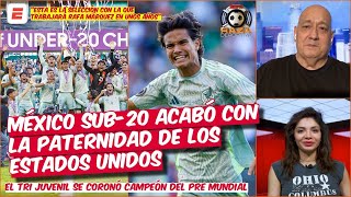 El México sub20 SÍ QUE SABE GANAR Derrotó a EEUU y es campeón del PREMUNDIAL  Raza Deportiva [upl. by Merkley693]