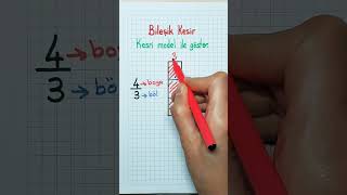 4SINIF🟠Bileşik Kesir Model İle Gösterme ➡️ bileşikkesir kesirmodellegösterme kesirler✅️✅️ [upl. by Clarita]