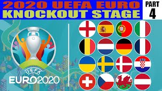 2020 UEFA EURO  KNOCKOUT STAGE  MARBLE SOCCER PART 4 [upl. by Ninos165]