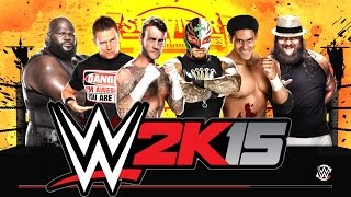 Our Longest Match Eva 6Man Ladder Match Survivor Series WWE 2k15 [upl. by Intruoc]