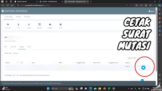 cara cetak surat mutasi PD dapodik terbaru  bagi pemula [upl. by Verna]